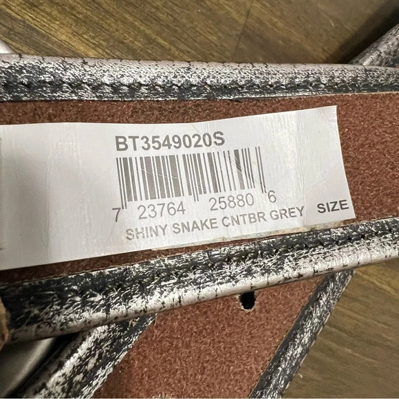 Fosil Shiny Snake Gray And Green Genuine Leather - Picture 4 of 9